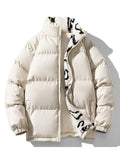 Solid Color Warm Quilted Coats