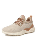 Non-Slip Flyknit Breathable Lightweight Thick Bottom Casual Shoes