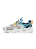 Contrast Color Fly Knit Running Casual Shoes