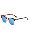 Retro Polarized Half Frame Sunglasses