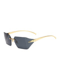 Frameless Square Fashionable Sunglasses