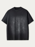 Tie-Dye Contrast Color Washed T-Shirt