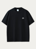 Embroidered Solid Color T-Shirt
