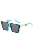 One-Piece Fashionable Square Frame Sunglasses