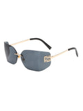 Frameless Square Fashionable Sunglasses