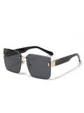 Frameless Square Sunglasses