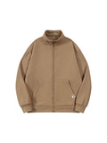 Men'S Warm Padded Standing Collar Zip Coat