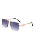 Retro Square Frame Fashion Sunglasses