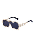 Retro Steampunk One-Piece Irregular Sunglasses