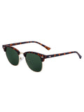 Retro Polarized Half Frame Sunglasses