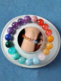 Crystal Rainbow Bracelet Agate Loose Beads Aquamarine Bracelets