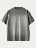 Tie-Dye Contrast Color Washed T-Shirt
