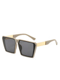 One-Piece Fashionable Square Frame Sunglasses