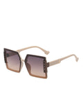 Square Frame Fashion Sunglasses