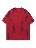 Retro Tie-Dyed Print T-Shirt
