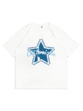Casual Pentagram Print T-Shirt