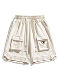 Casual Drawstring Multi-Pocket Cargo Shorts