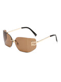 Frameless Square Fashionable Sunglasses