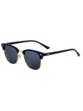 Retro Polarized Half Frame Sunglasses