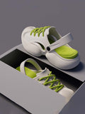 Men's Thick-Soled Slip-On Clogs - Lightweight, Non-Slip, Height-Boosting Sandals