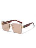 Frameless Square Sunglasses