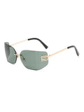 Frameless Square Fashionable Sunglasses