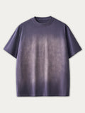 Tie-Dye Contrast Color Washed T-Shirt