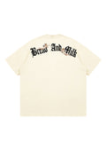 Retro Angle Letter Print T-Shirt