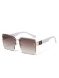 Frameless Square Sunglasses