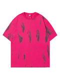 Retro Tie-Dyed Print T-Shirt