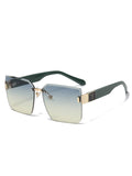 Frameless Square Sunglasses