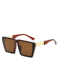 One-Piece Fashionable Square Frame Sunglasses