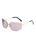 Frameless Square Fashionable Sunglasses