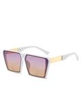 One-Piece Fashionable Square Frame Sunglasses