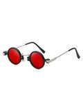 Retro Round Steampunk Style Frame UV400 Fashion Sunglasses