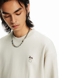 Textured Three-Dimensional Decorative Hoodie