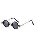 Retro Round Steampunk Style Frame UV400 Fashion Sunglasses