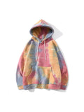 Tie-Dyed Camouflage Brushed Hoodie