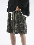 Camouflage Street Fashion Workwear Straight Loose Casual Shorts