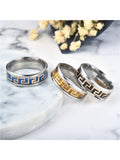 Party Birthday Stainless Steel Fashion Rings Single