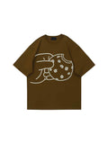 Cookies Pattern Print Niche Street Fashion T-Shirt