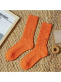 Three Pairs Thick Needle Printed Wool Coil Sports Socks