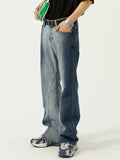 Men'S Tie Dye Gradient Contrast Jeans