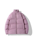 Solid Color Warm Cotton Quilted Jacket