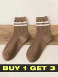 Three Pairs Socks Breathable Sweat-Proof Men'S Cotton Socks