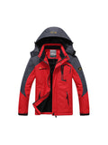 Men'S Outdoor Cycling Hooded Padded Thickened Windproof Warm Jacket