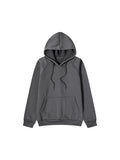 Solid Color Loose Pullover Cotton Casual Comfortable Hoodie