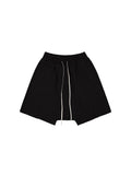 Men'S Solid Cropped Shorts With Pockets