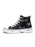 New High Top Breathable Canvas Fashionable Shoes