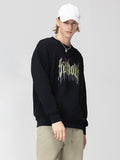 Warm Color Change Printing Crew Neck Street Fashion New Men'S Hoodie